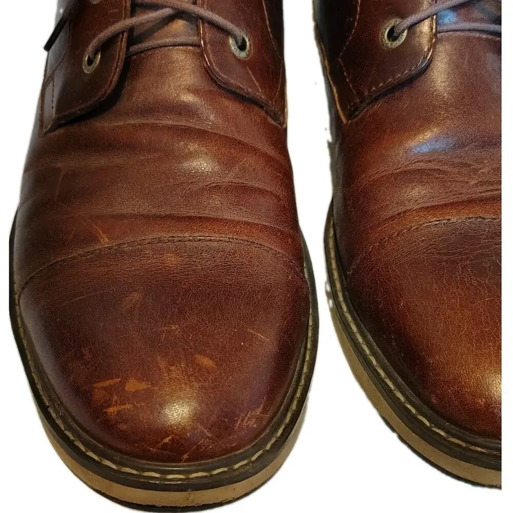 Sperry Top Sider Commander Chukka Brown Size 11.5 M Leather Boots